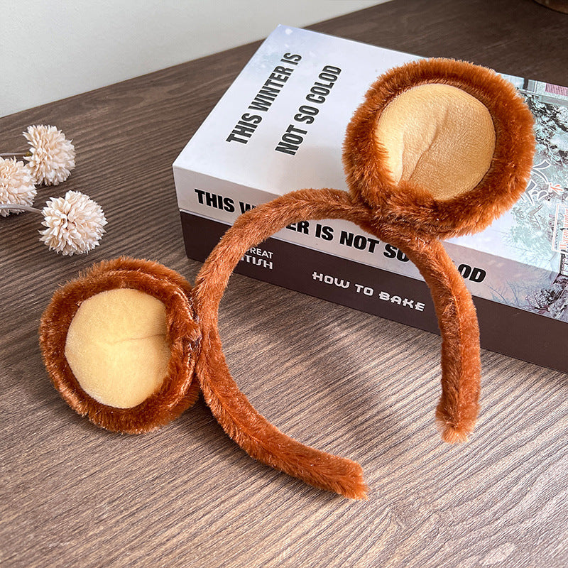 Wholesale Christmas Elk Amusement Park Cute and Funny Plush Headband