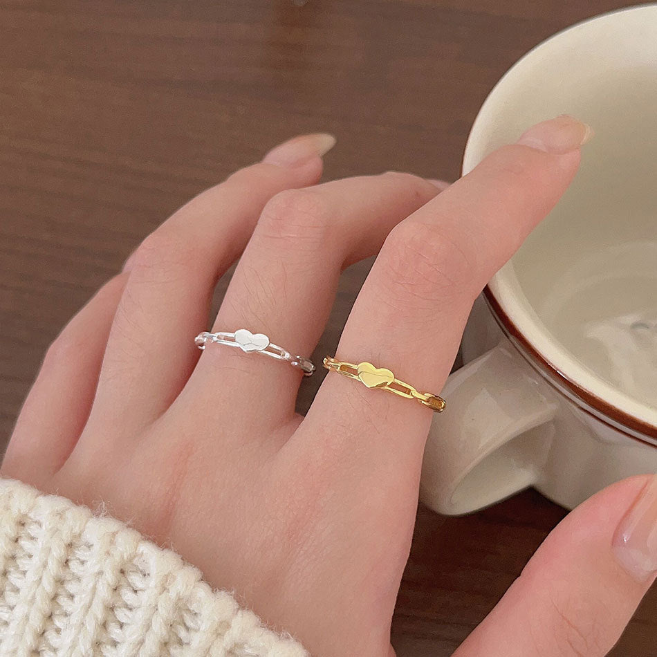 Wholesale Simple Sterling Silver Love Ring