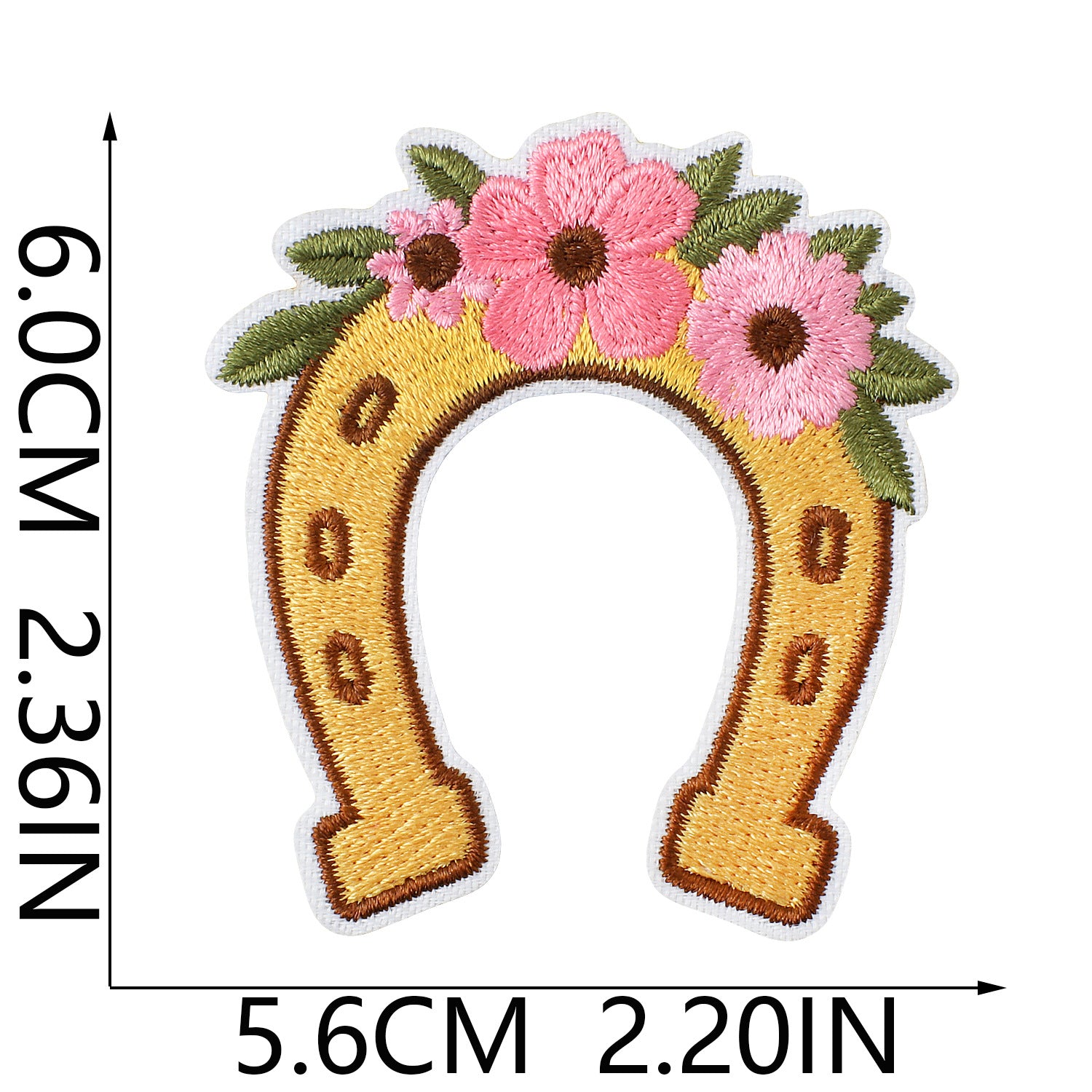 Wholesale Retro Western Cactus Embroidered Patch Iron On Apparel Fashion Accessory