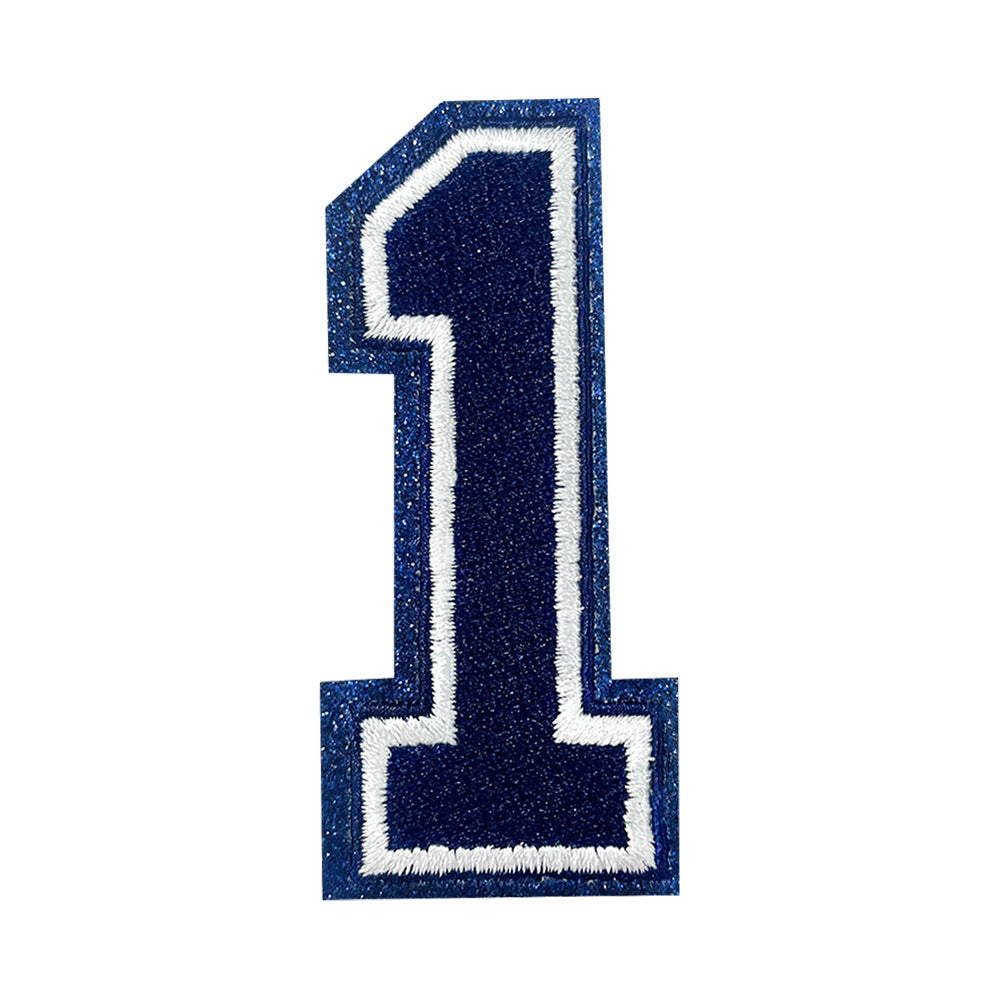 Wholesale Baseball Numbers 0 9 Iron On Embroidery Patches Polyester Fashion Accessory DIY Craft Supply For Clothing And Boutique Resale