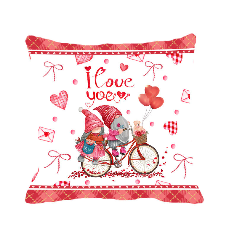 Wholesale Valentine's Day Linen Love Pillow Covers
