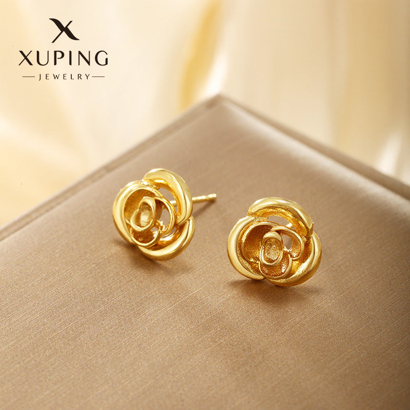 Wholesale Fairy Style Plants Flowers Vintage Simple Style Design Earstuds