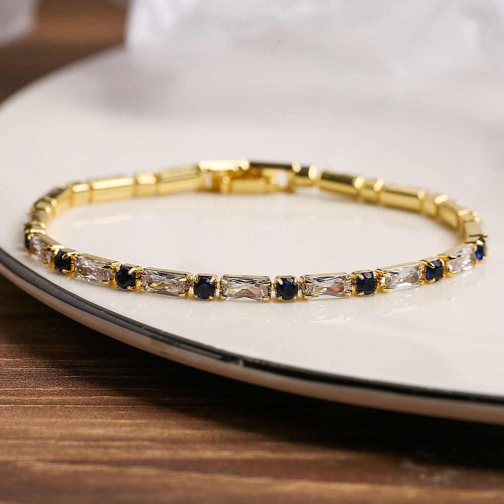 Wholesale Summer Zircon Copper Bracelet