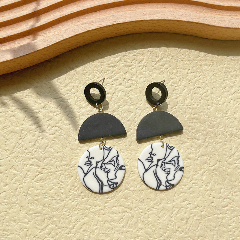 Wholesale of Autumn and Winter Clay Soft Ceramic Earrings
