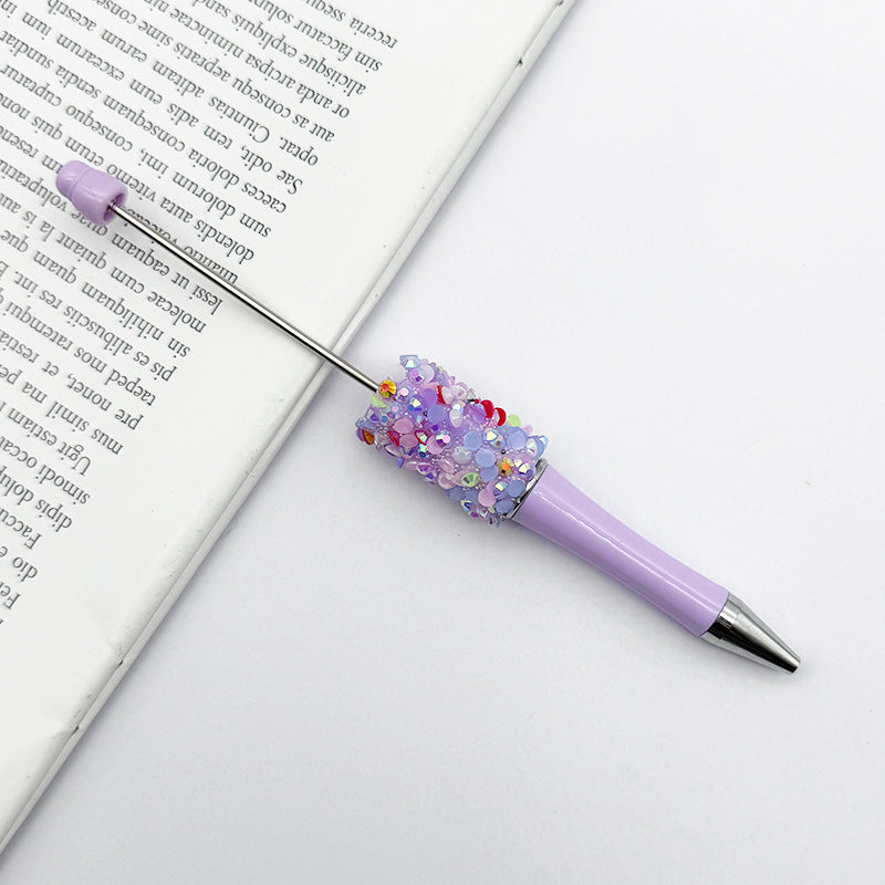 Wholesale Beadable Pens Resin Diamond Sequin DIY Pen