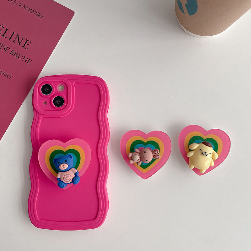 Soporte de teléfonos móviles de airbag giratorios de plástico al por mayor