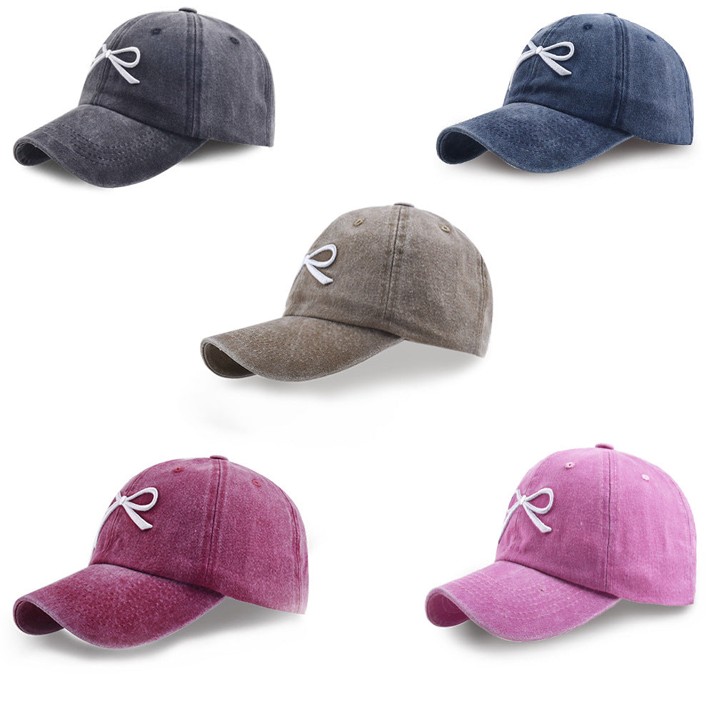 Wholesale Bow Embroidered Baseball Cap