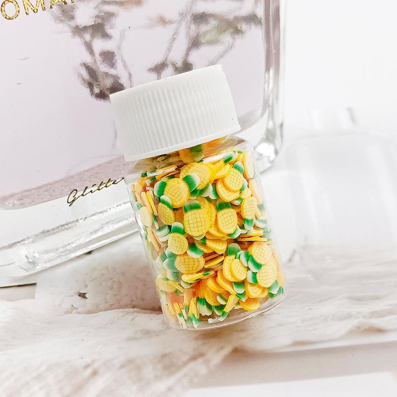 Wholesale Fruit clay slices 20ml small bottle 15g