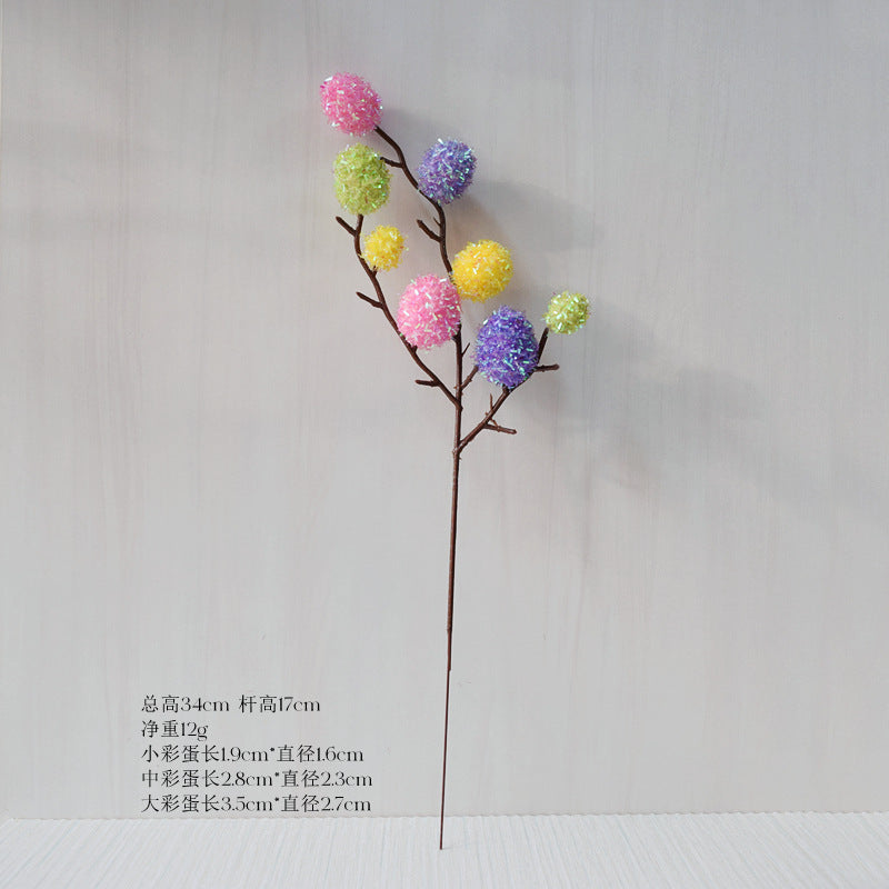 Wholesale Easter egg decorations DIY Easter egg string Home flower arrangement vase decoration Shopping mall decorations