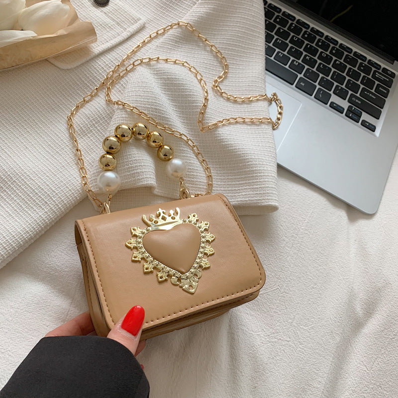 Wholesale 2023 Pearl PU Handbag Vintage Chain Messenger Bag