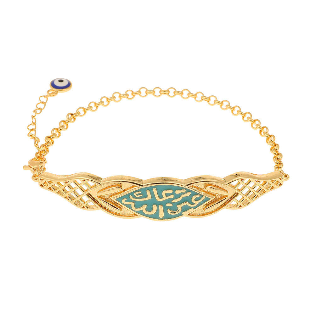 Wholesale Drip Oil Geometric Vintage Bracelet