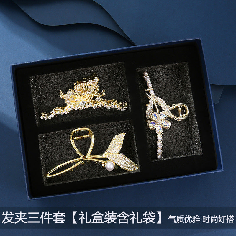 Wholesale Women's Grab Hairpin Antique Hair Accessories Birthday Valentine's Day Gift