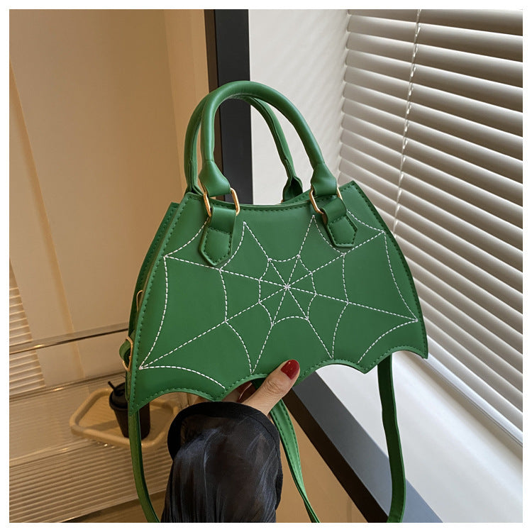 Wholesale Spider Web PU Tote Messenger Bag
