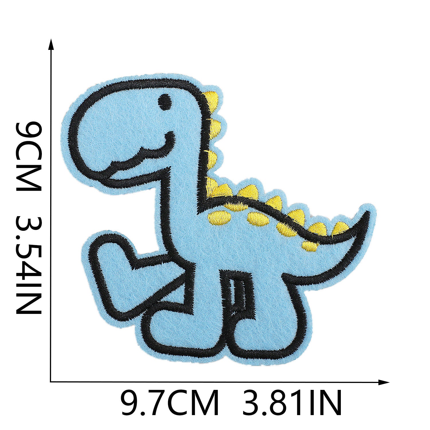 Wholesale Cute Cartoon Dinosaur Embroidery Patch Dino Sew On Applique For Clothing DIY Craft Boutique Resale Gift