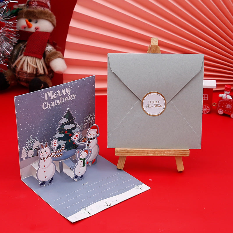 Wholesale Christmas greeting card creative holiday card