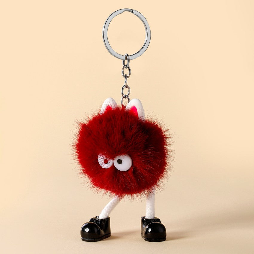 Wholesale Cartoon Small Monster Animal Plush Keychain