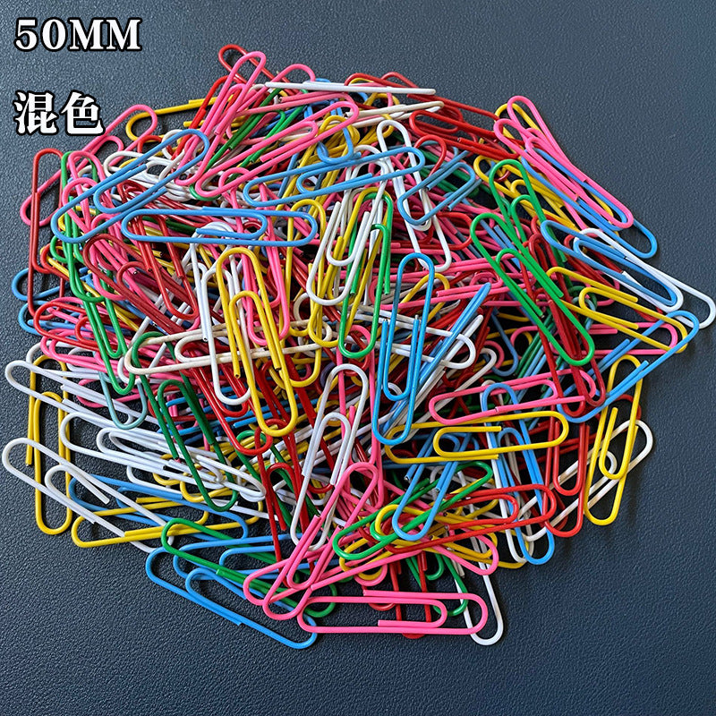 Wholesale Color paper clip 28mm paper clip 33mm folder folder 50mm multicolor 25mm color paper clip