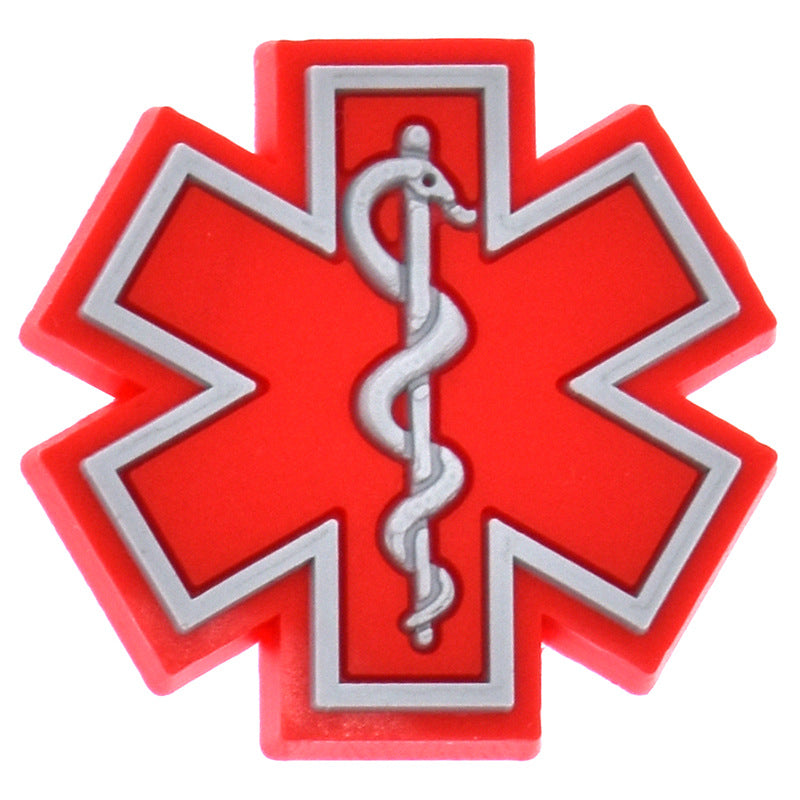 Wholesale 100pcs PVC Cartoon Medical Health DIY Shoe Buckle