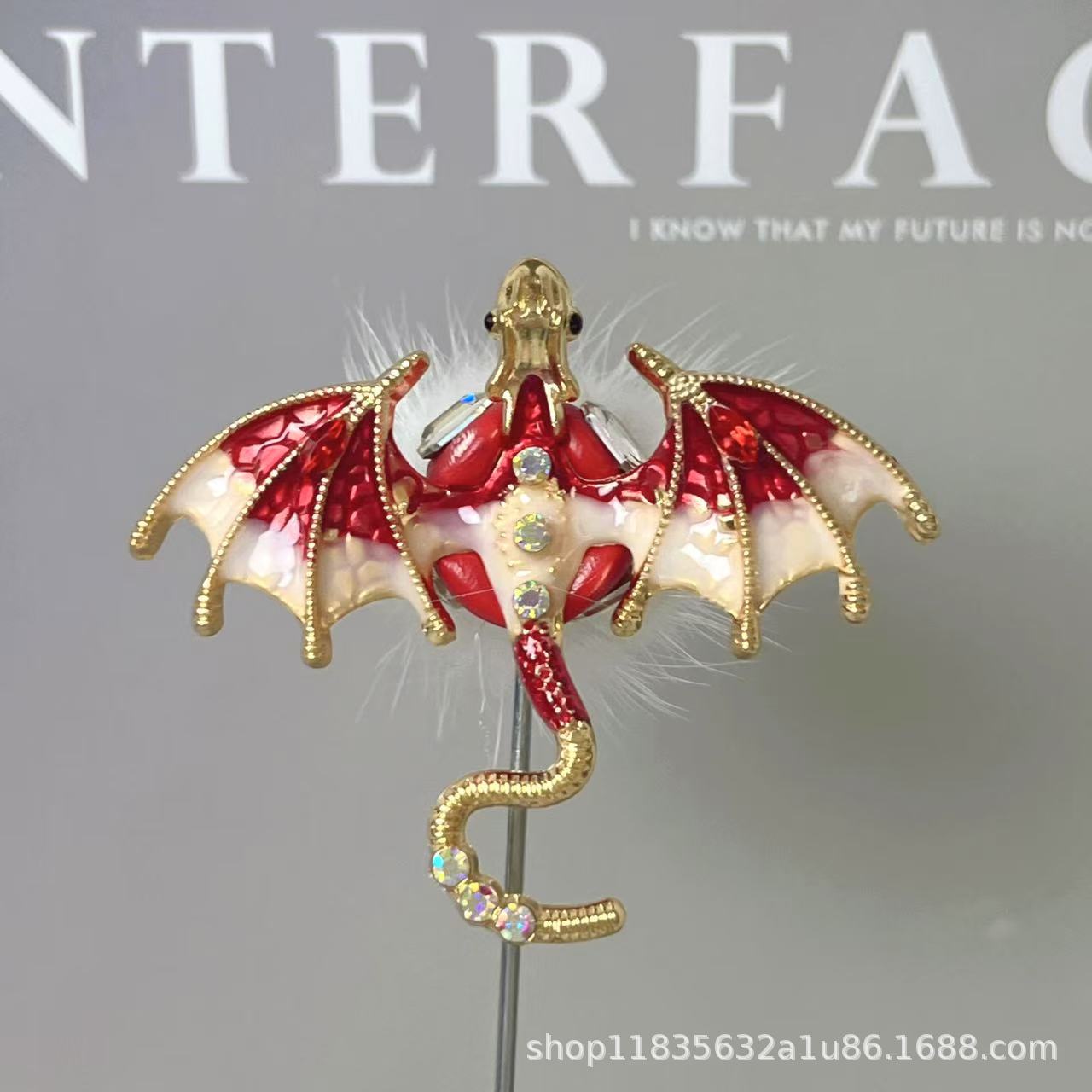 Wholesale Dragon Soft Clay Diamond Animal Accessories Beads