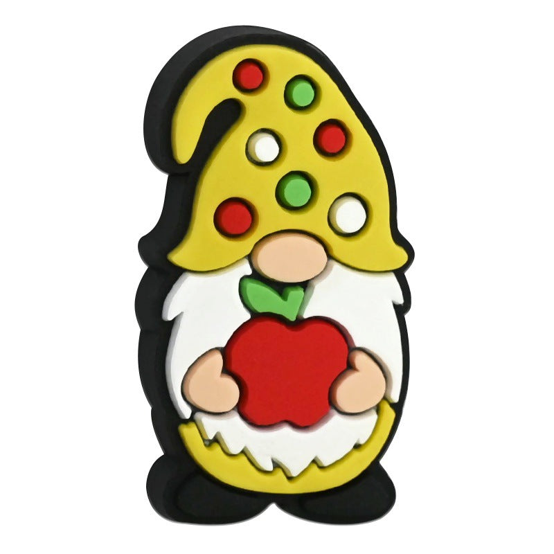 Wholesale Random 100pcs Color Cartoon Hat Small People Focal Beads