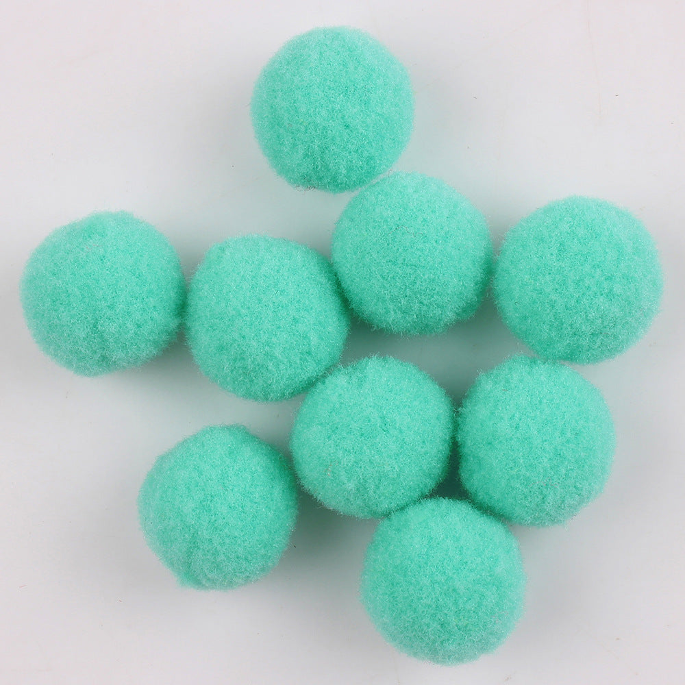 Wholesale 20MM diy handmade materials headdress accessories high elastic wool ball colorful wool ball NO HOLE