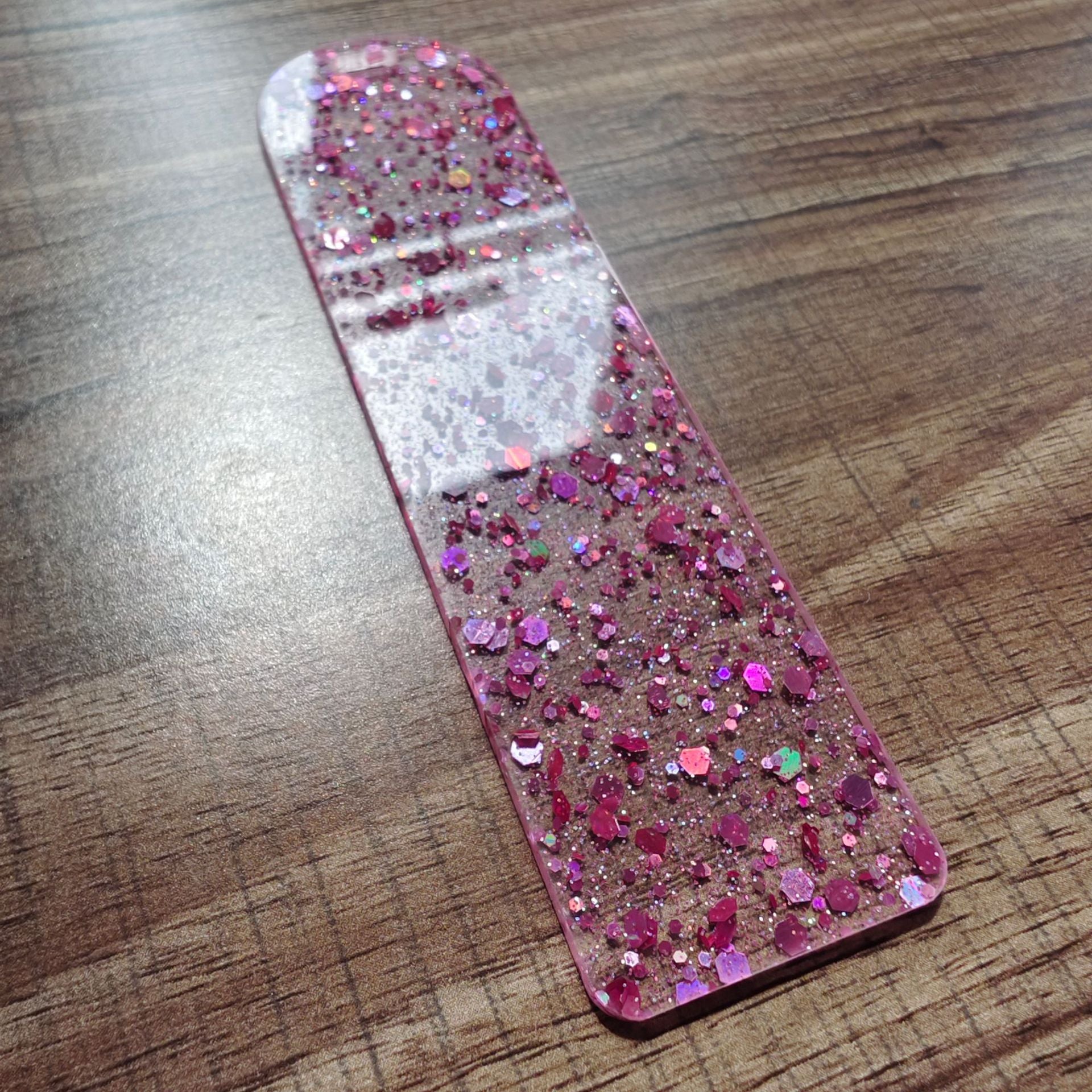 Wholesale 20pcs Blank Loose Powder Water Ripple Acrylic Sticker Sticker Bookmark DIY Pendant Ornament