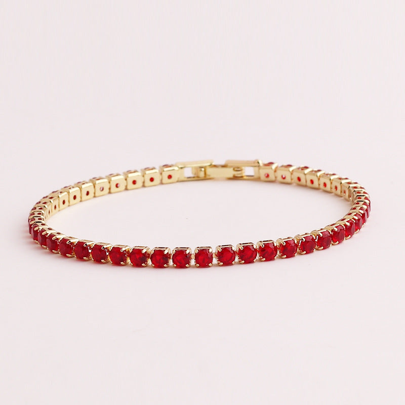 Wholesale Colored zircon bracelet