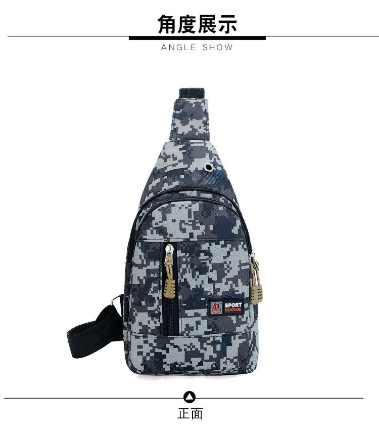 Wholesale Oxford Cloth Tactical Chest Bag Men's Shoulder Bag