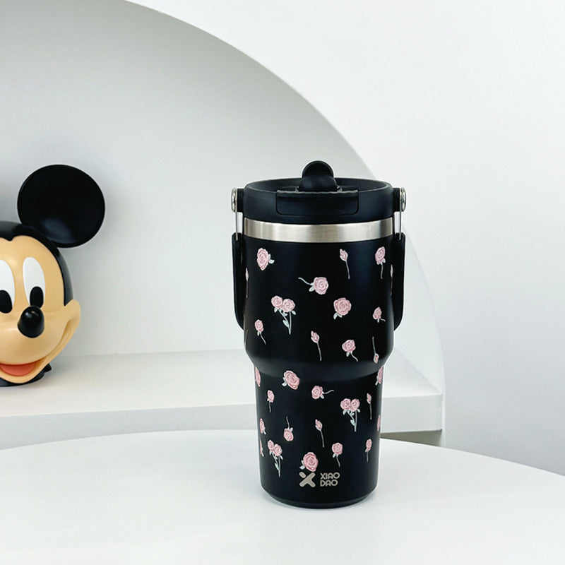 Wholesale Large Capacity High Color Value Women's Stainless Steel Water Cup