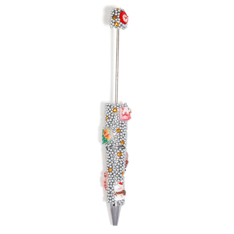 Wholesale  5pcs/pack Ballpoint pen with through-hole for attaching flowers   beadable pens