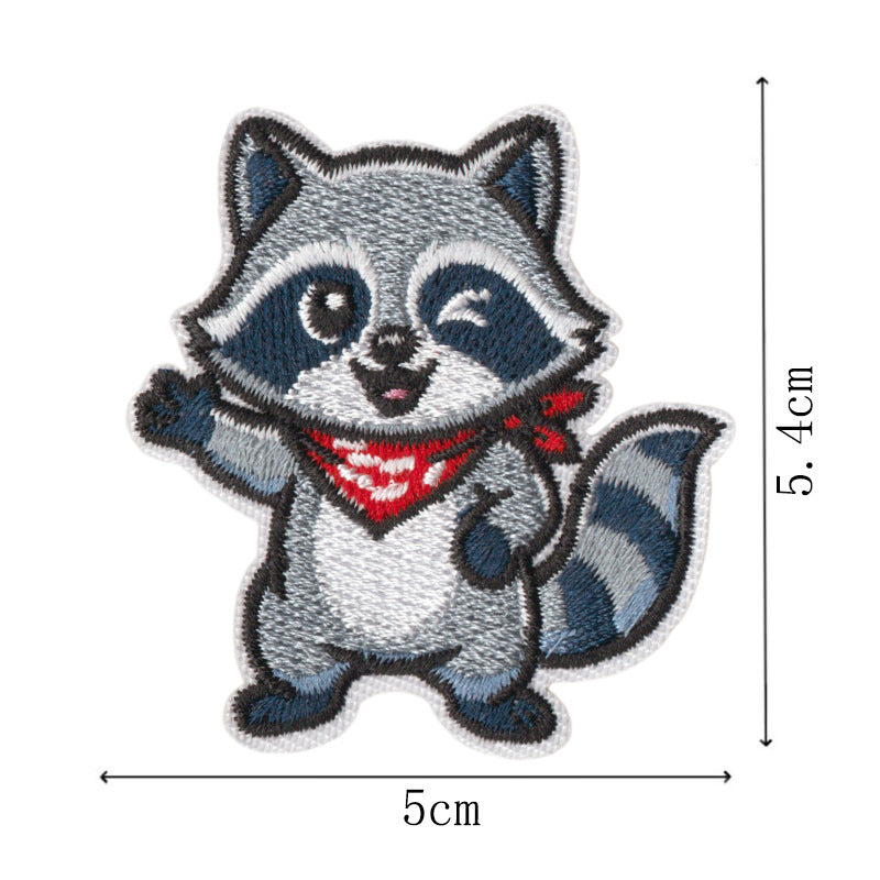 Wholesale Cute Forest Animal Embroidery Patches Set Of 9 Iron On DIY Decorative Accent For Kids Clothing Repair Backpack Hat Decor