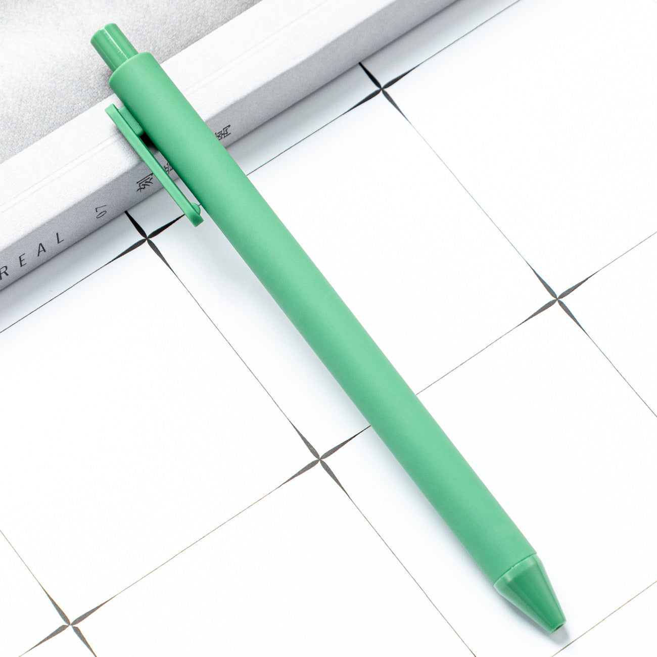 Whoelsale Candy Color Press Plastic Pen Gift Office Tools Teacher Gift