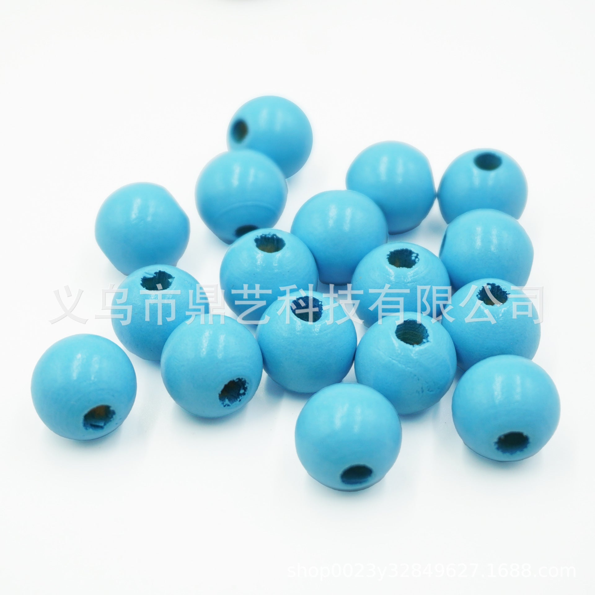 Wholesale 100pcs/pack Christmas Wooden Beads Snowman Beads