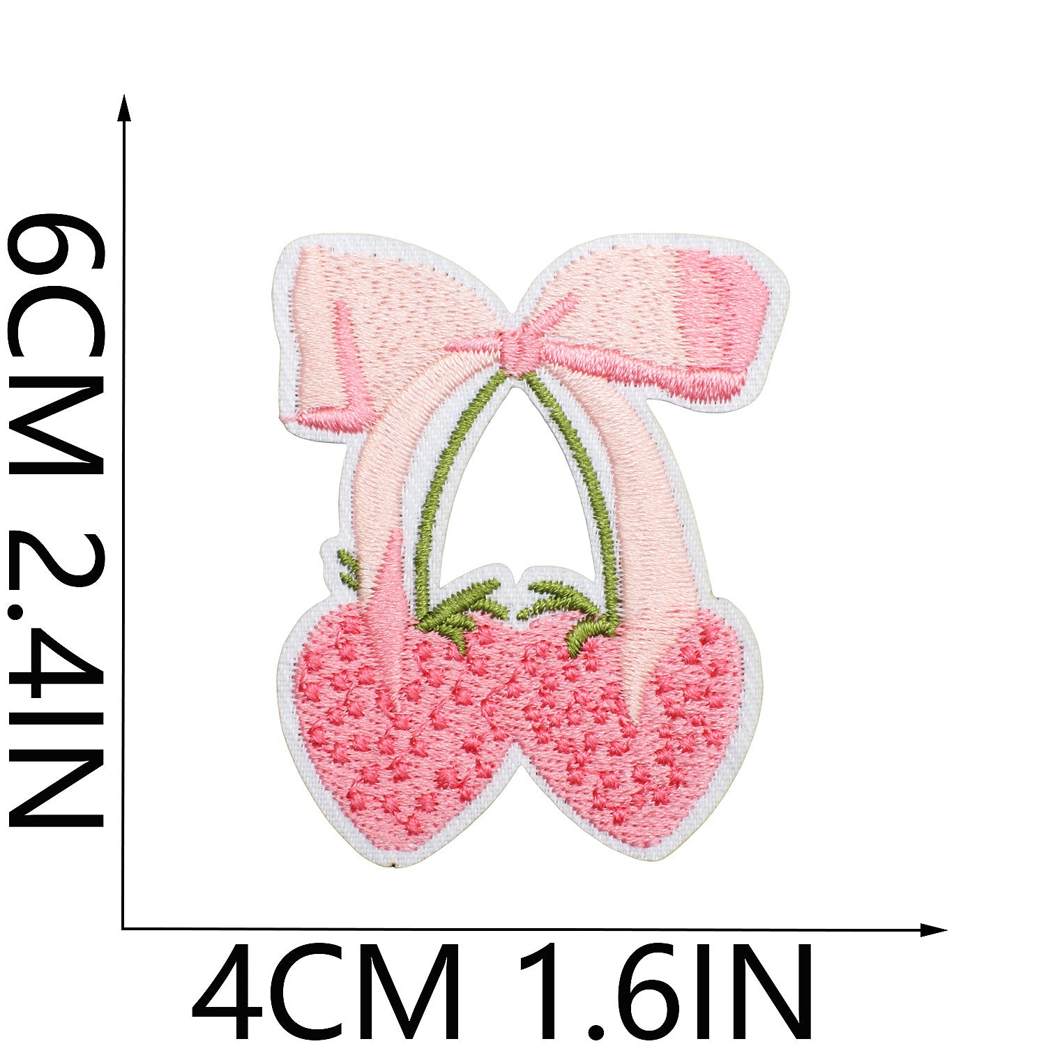 Wholesale Valentine's Day Love Letter Pink Bow Bear Embroidery DIY Patches