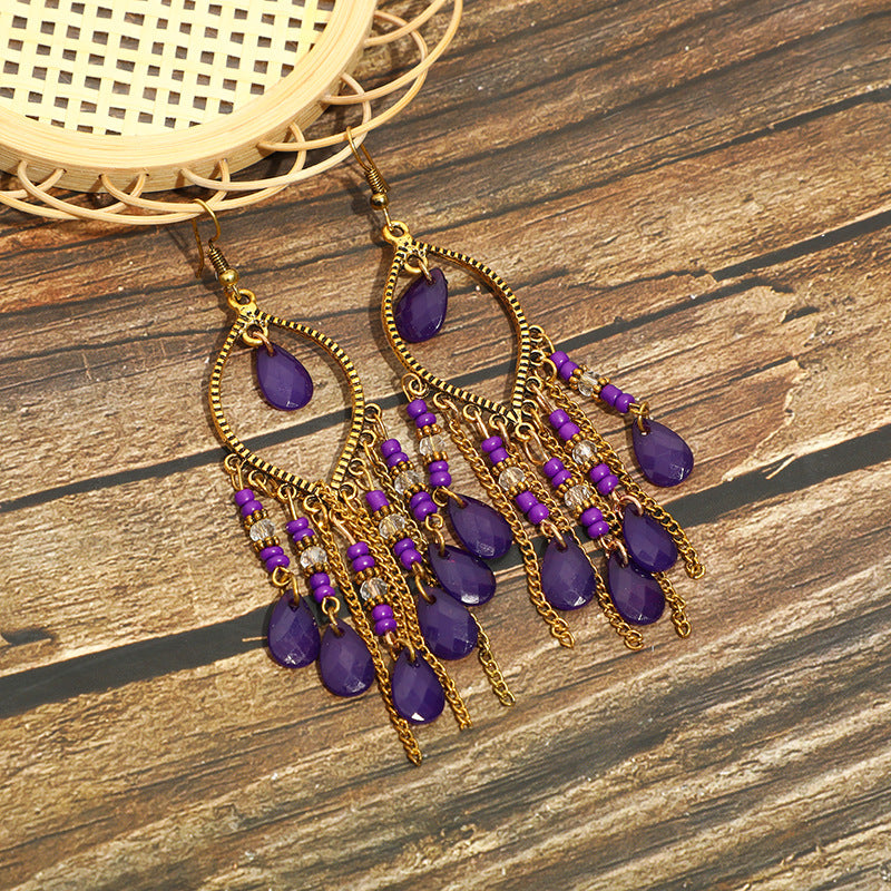 Wholesale Retro Creative High-end Bohemian Ethnic Style Earrings