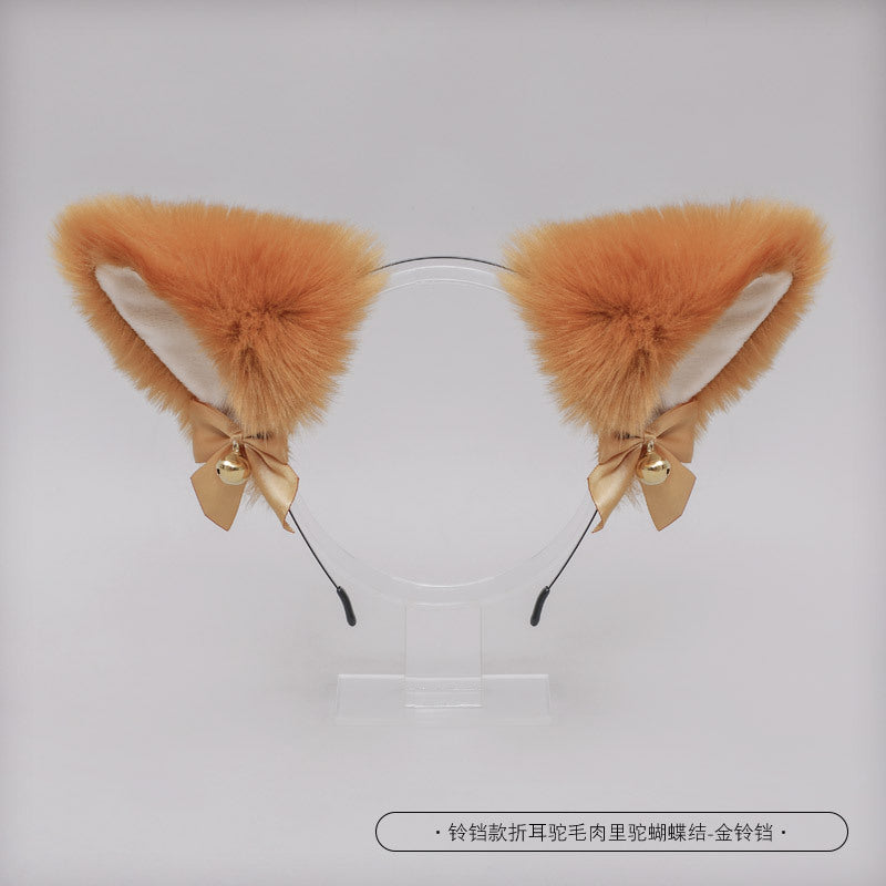 Wholesale Cute Plush Cat's Ears Plush Headband