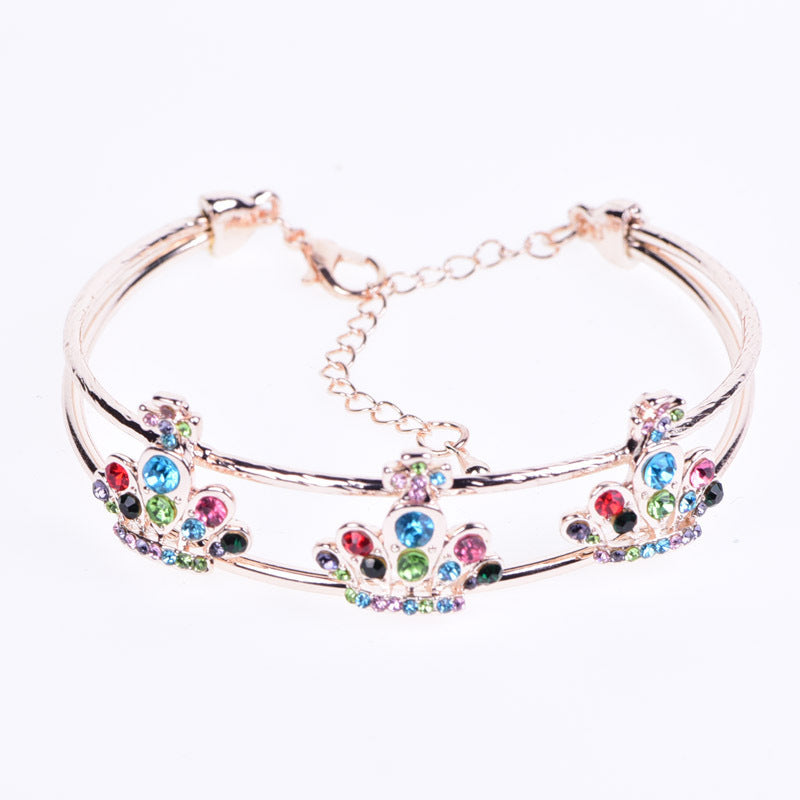 Wholesale Crown Simple Alloy Bracelet
