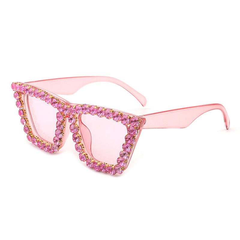 Wholesale Rhinestone Box PC Sunglasses