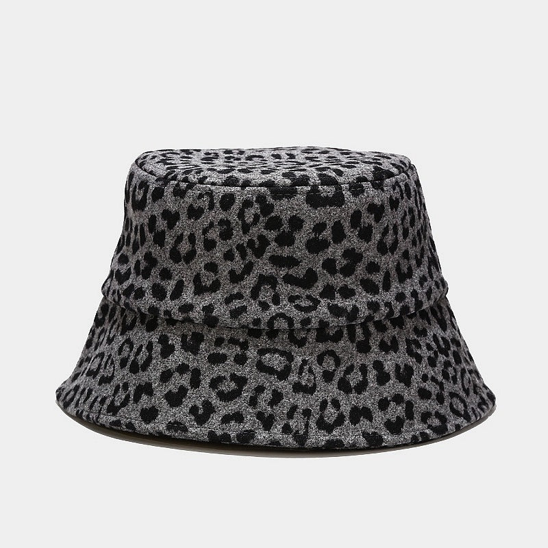 Wholesale 2023 Autumn and Winter New Thickened Wool Cow Pattern Leopard Pattern Zebra Pattern Fisherman Hat