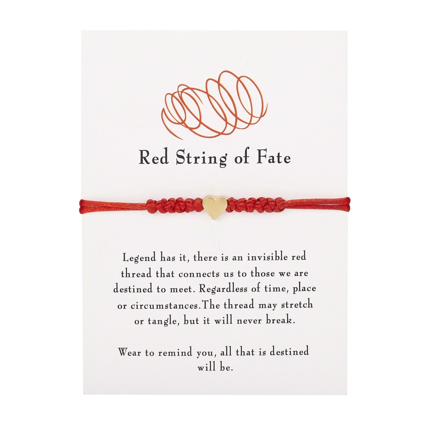 Wholesale Black Rope 7 Knot White Card Bracelet