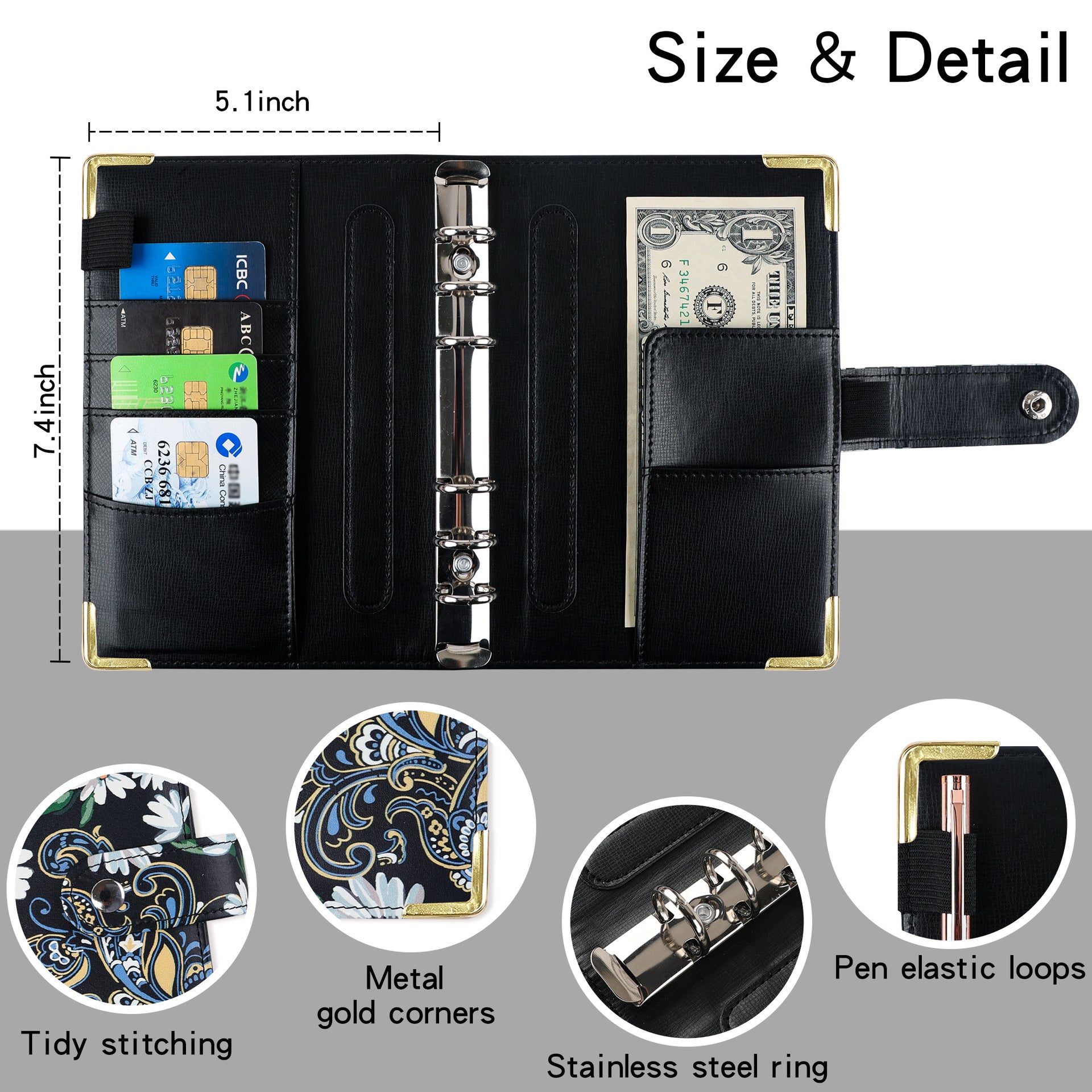 Wholesale Leather A6 Loose-leaf Notebook