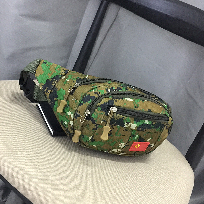 Wholesale Men's waist bag outdoor mountaineering cycling climbing mobile phone bag crossbody chest bag