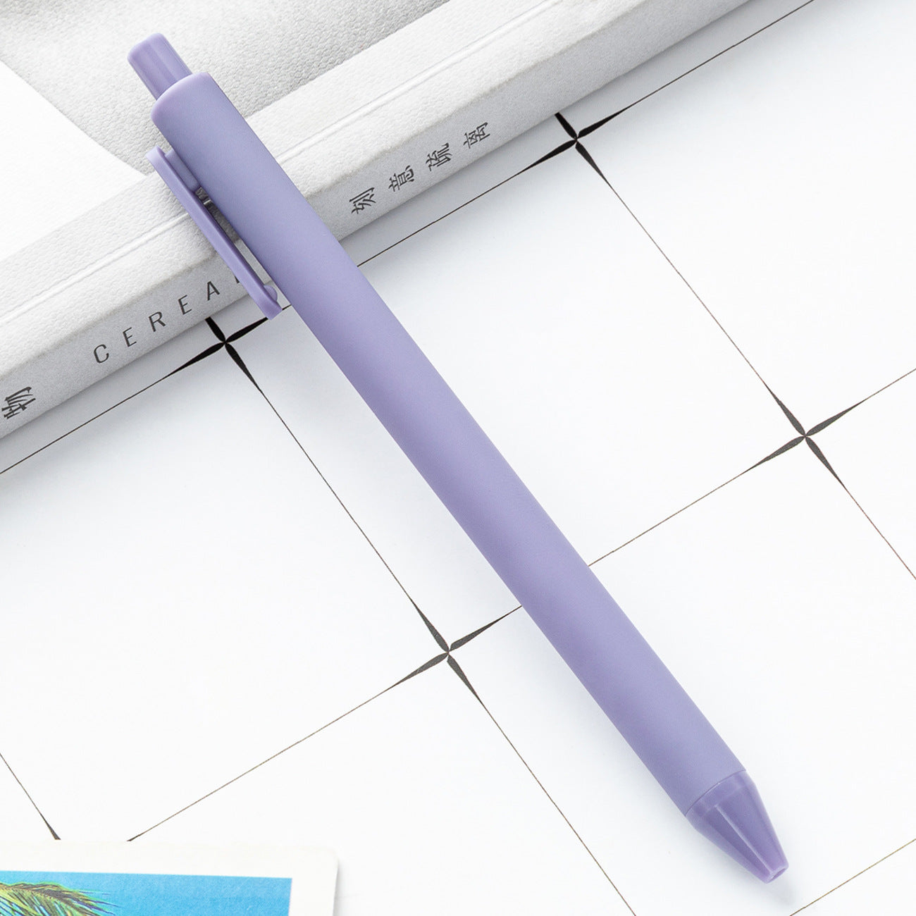 Whoelsale Candy Color Press Plastic Pen Gift Office Tools Teacher Gift