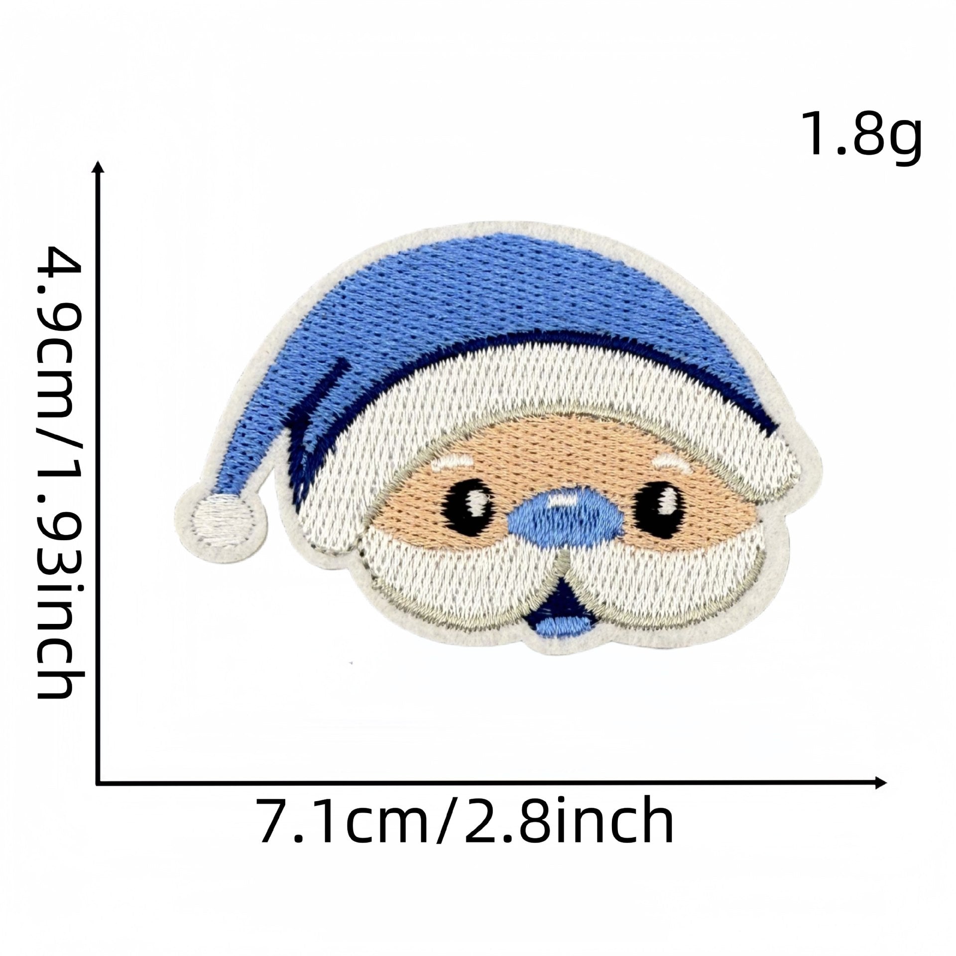 Wholesale Blue Snowflake Cartoon Penguin Animal Embroidery DIY Patches