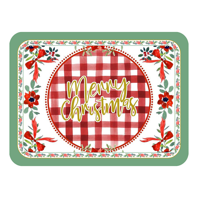 Wholesale Christmas Placemat Leather Western Placemat