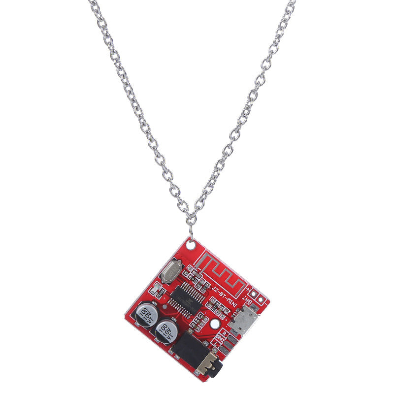 Wholesale Cyberpunk Electronic Hip Hop Necklace Earrings