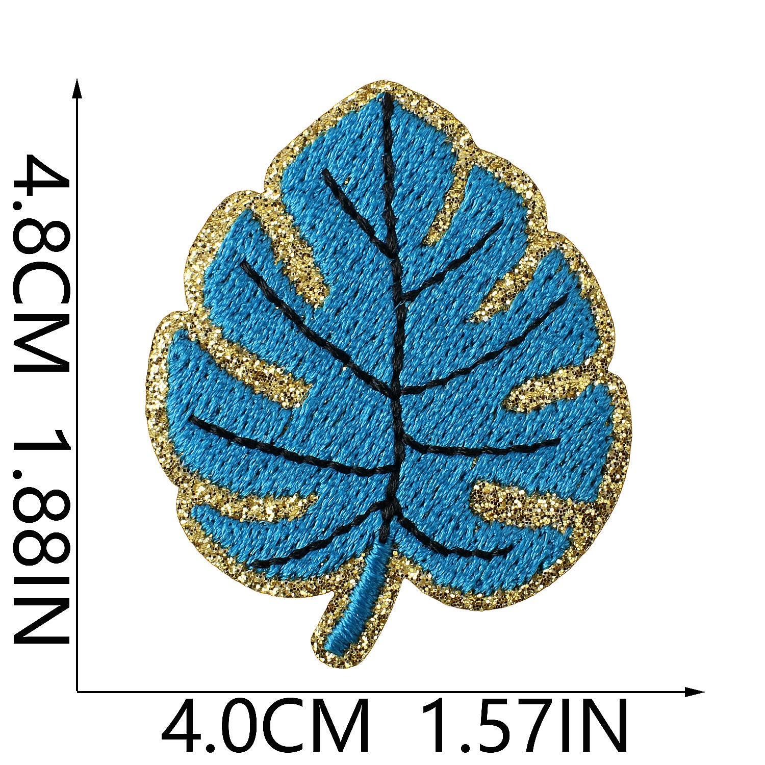 Wholesale Trendy Glitter Embroidered Iron On Patch Summer Beach Party Design For Swimwear Towels And Clothing