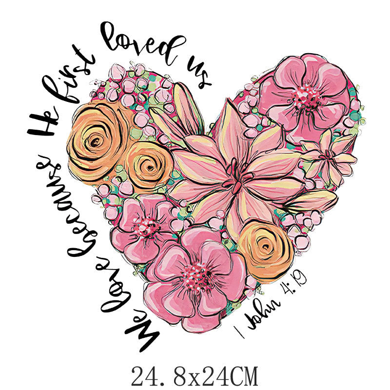 Wholesale Valentine' s Day heat transfer print  UV DTF Ready to Press Transfers Wraps