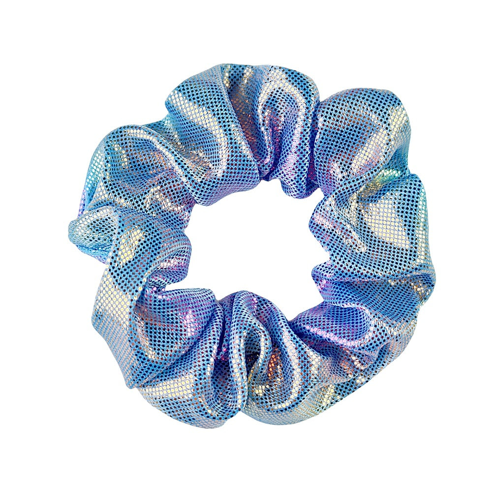 Wholesale laser bronzing large intestine gradient color plate hair rope horsetail large intestine ring