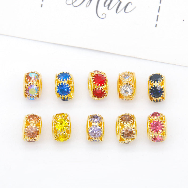 Wholesale 100pcs/pack 12mm Rhinestone Spacer Beads